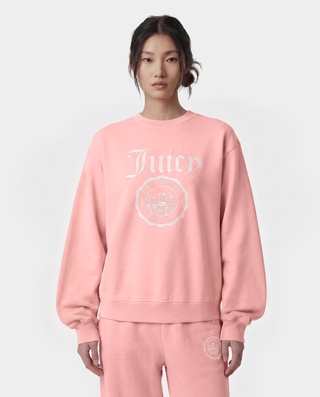 Juicy Emblem Crewneck - Rose