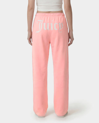 Juicy Emblem Wide Sweatpant - Rose