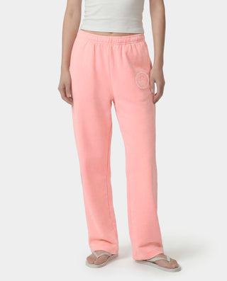 Juicy Emblem Wide Sweatpant - Rose