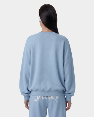 Juicy Emblem Crewneck - Sky Blue