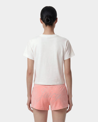 Juicy Emblem Essentials Tee - White/Rose