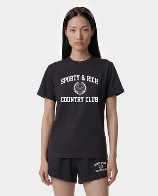 Varsity Crest T-Shirt - Carbon
