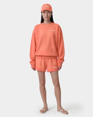 H&W Club Crewneck - Flamingo/White