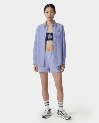 NY Crest Mini Boxer - Blue Striped