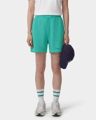Title Embroidered Gym Short - Amalfi Green/Light Navy