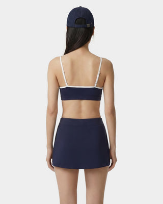 Signature Logo Athletic Bra - Navy/White