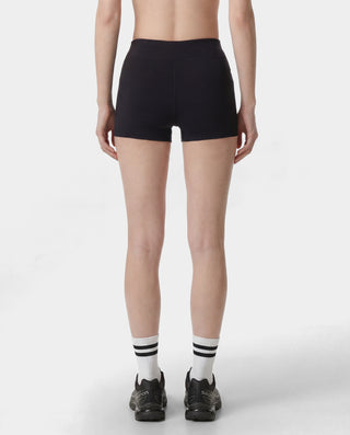 Signature Logo Mini Biker Short - Black/White