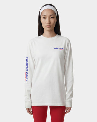 Bold Health Longsleeve - White/Red