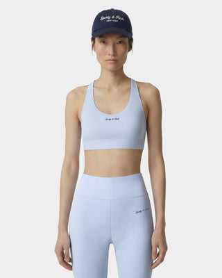 Signature Logo Sports Bra - Ciel