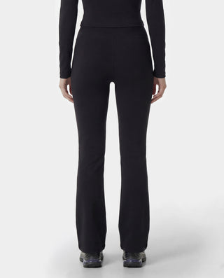 Signature Logo Flared Legging - Black/White