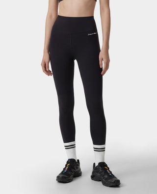 Signature Logo Legging - Black/White