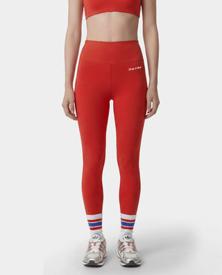 Signature Logo Legging - Red/White