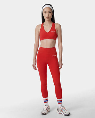 Signature Logo Legging - Red/White