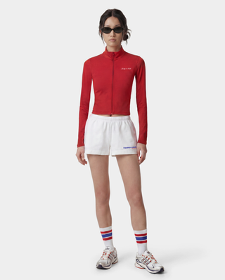 Signature Logo Sports Jacket - Red/White