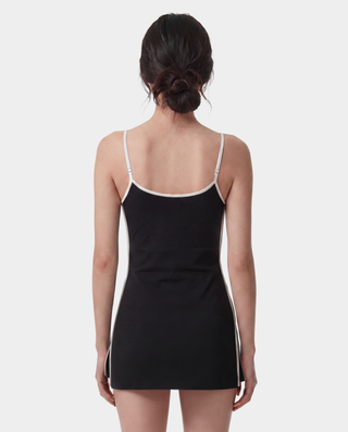 Signature Logo Sports Dress - Black/White