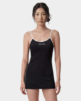 Signature Logo Sports Dress - Black/White