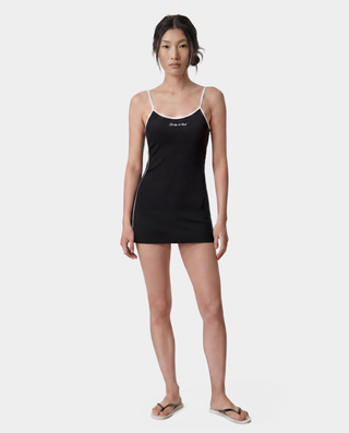 Signature Logo Sports Dress - Black/White