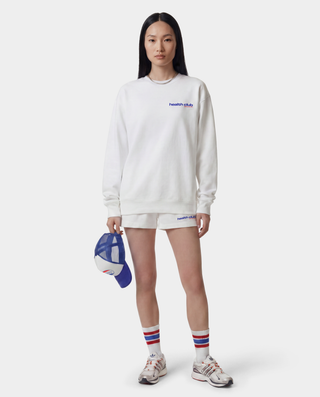Bold Health Crewneck - White/Red