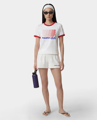 Bold Health Disco Short - White/Red