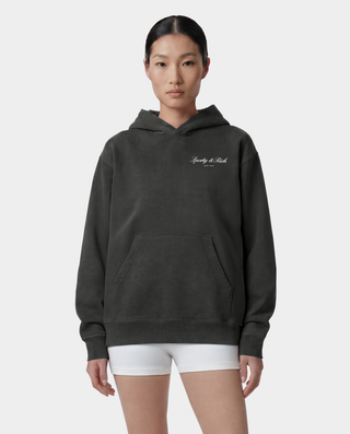 Signature NY Hoodie - Faded Black/White