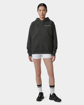 Signature NY Hoodie - Faded Black/White