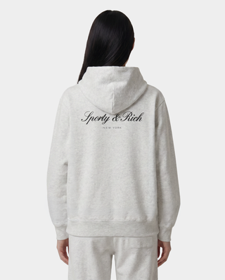 Signature NY Hoodie - Heather Gray/Black