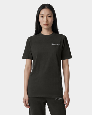 Signature NY T-Shirt - Faded Black/White