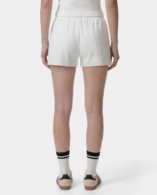 Signature Logo Ribbed House Short - White/Black