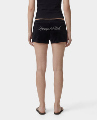Signature Logo Krystal Short - Black/Crystal