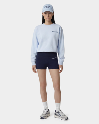 Play Tennis Crewneck - Ciel/Navy