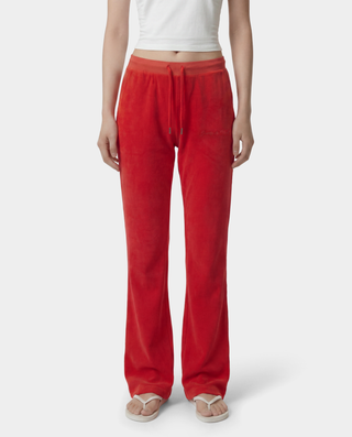 Signature Logo Krystal Sweatpant - Red/Crystal