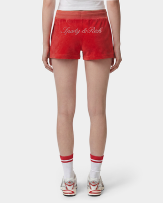 Signature Logo Krystal Short - Red/Crystal