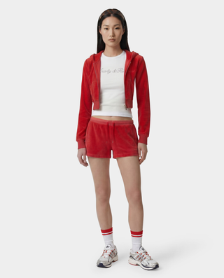 Signature Logo Krystal Short - Red/Crystal