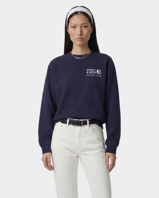 Promo Crewneck - Navy/White