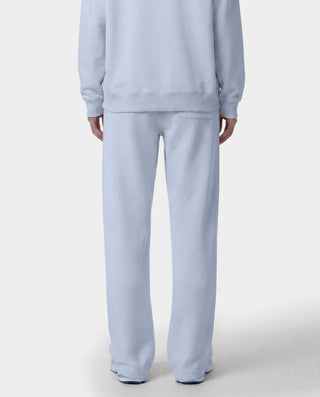 Yankees Krystal Wide Sweatpant - Ciel/White