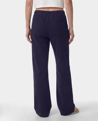Yankees Krystal Wide Sweatpant - Dark Navy/White