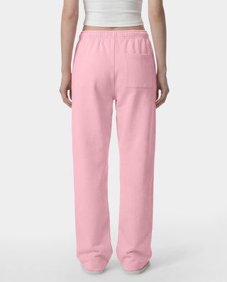 Yankees Krystal Wide Sweatpant - Candy/White