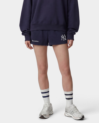 Yankees Krystal Disco Short - Dark Navy/White