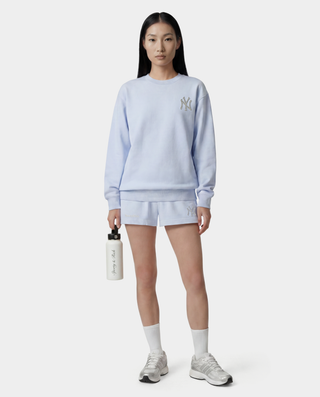 Yankees Krystal Crewneck - Ciel/white