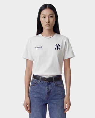 Yankees Arch T-Shirt - White/Dark Navy