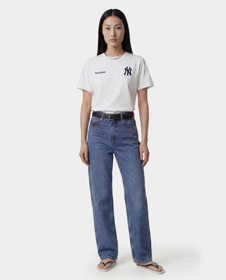 Yankees Arch T-Shirt - White/Dark Navy