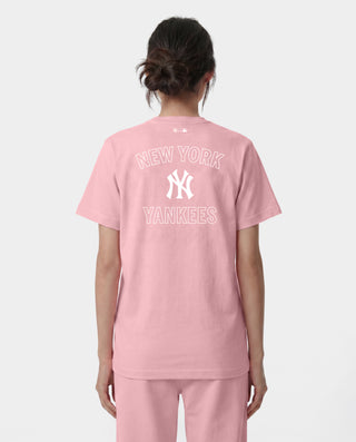Yankees Arch T-Shirt - Candy/White