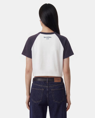 Yankees Arch Baby Baseball Tee - White/Dark Navy
