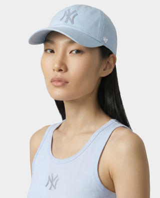 Yankees Krystal Hat - Ciel/White