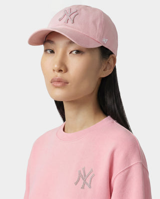 Yankees Krystal Hat - Candy/White