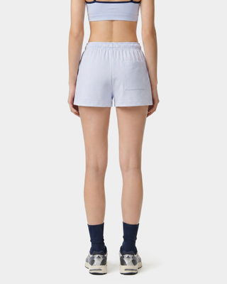 Serif Logo Embroidered Disco Short - Ciel