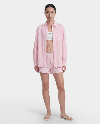 Signature Logo Ring Short - Clear Pink