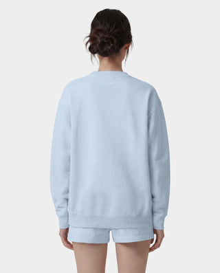 Be Nice Crewneck - Mist/White