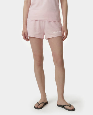 International Disco Short - Clear Pink/White