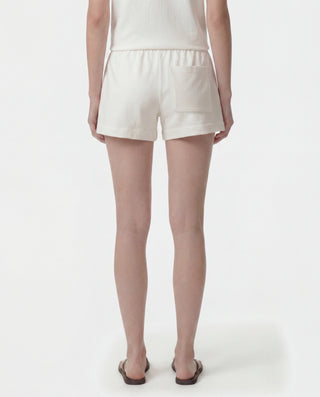 NY Health Disco Short - Ecru/Light Navy